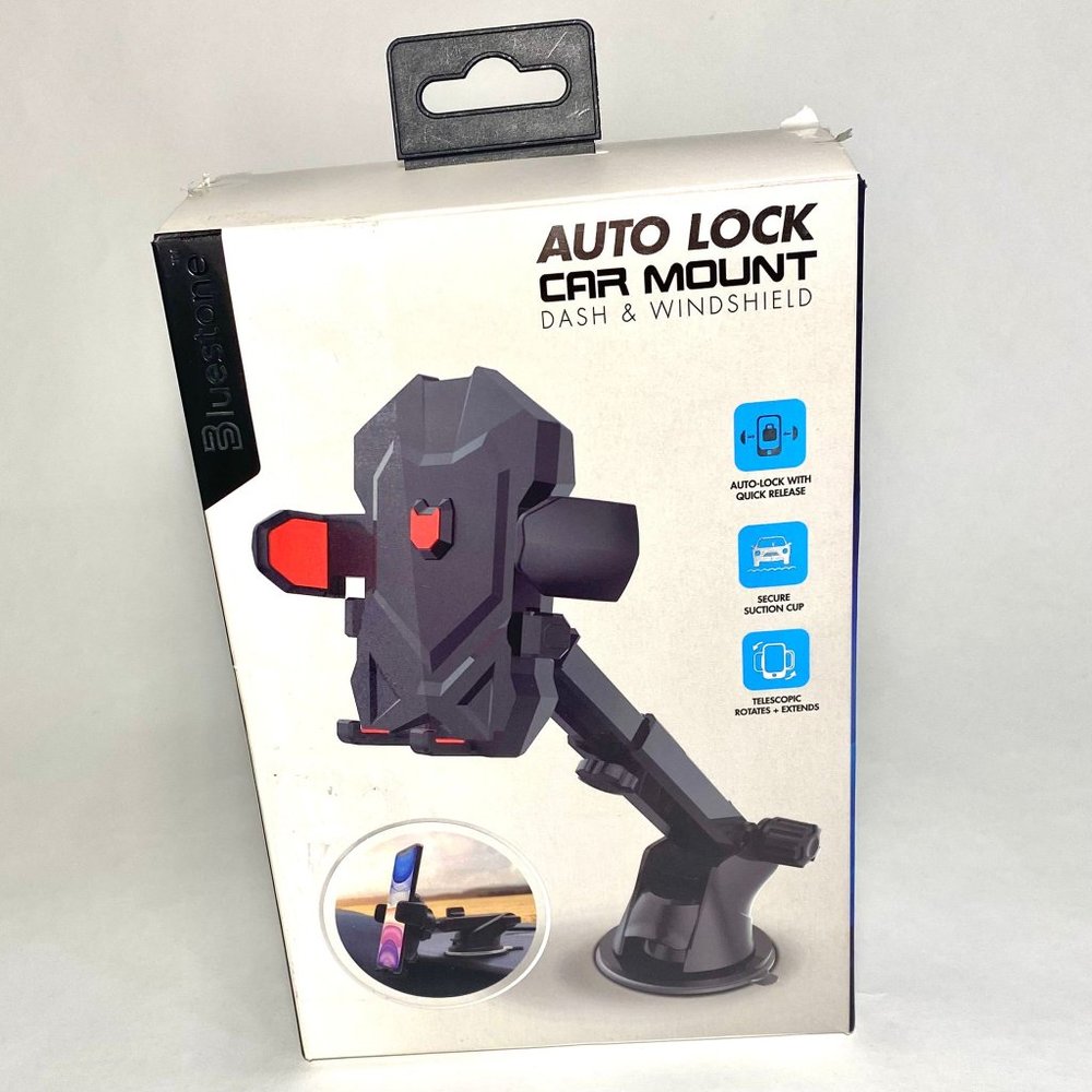 Bluestone MC16 Auto Lock Car Mount Dash/Windshield Telescopic Arm